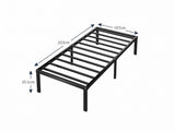 Xclusive Metal Platform Bed Frame - King Single