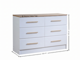 Orewa 6-Drawer Lowboy