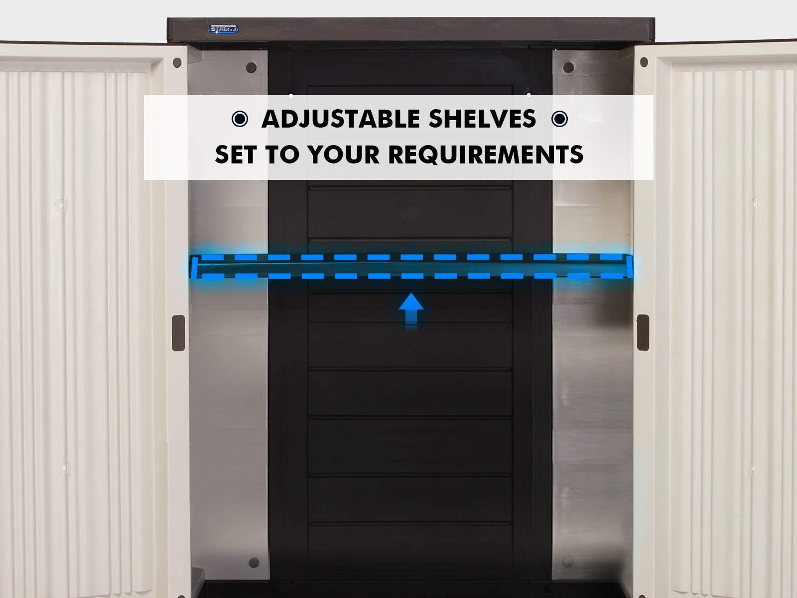 Half Outdoor Storage Cabinet