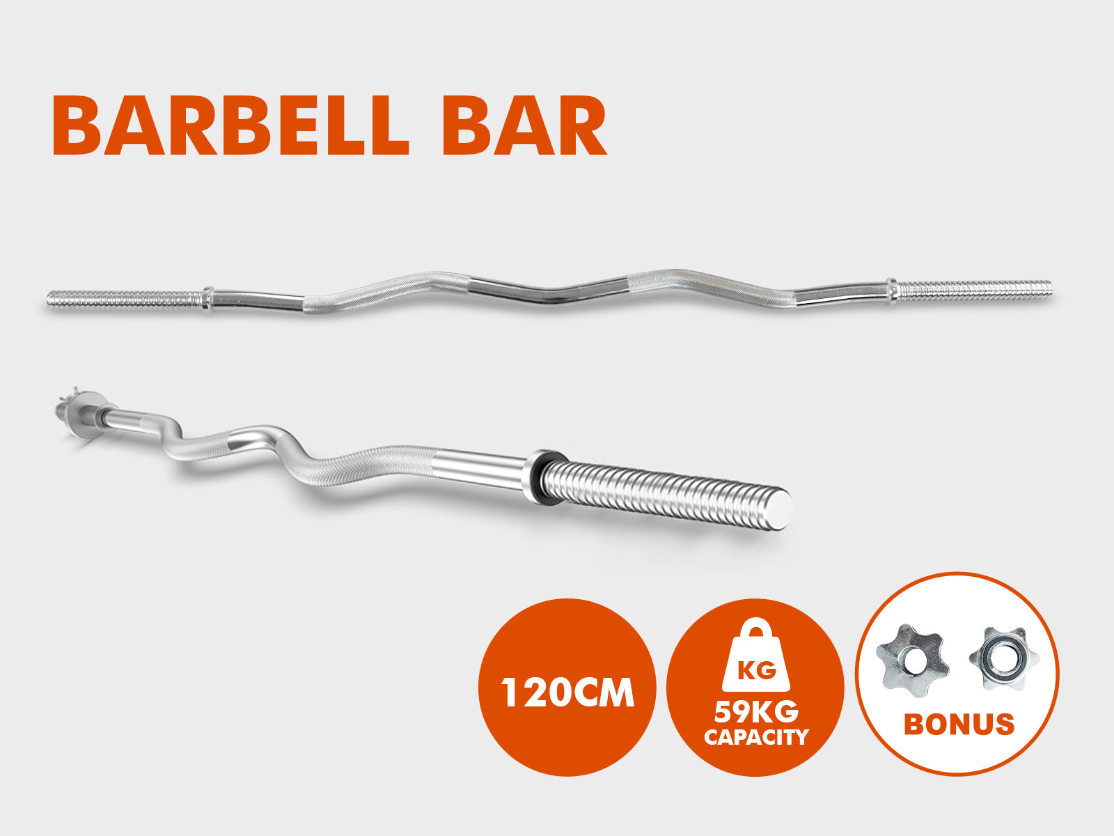 Curl Barbell Bar 1.2M x1