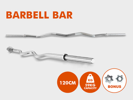 Curl Barbell Bar 1.2M x1