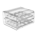 DS BS 32 Grid Large Capacity Drawer Type Egg Storage Container-Clear
