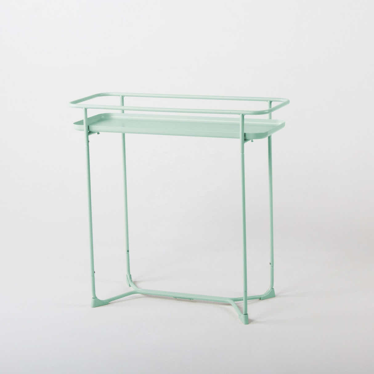 DS BS Modern Loft Metal Side Table Flower Stand Rectangle-Mint