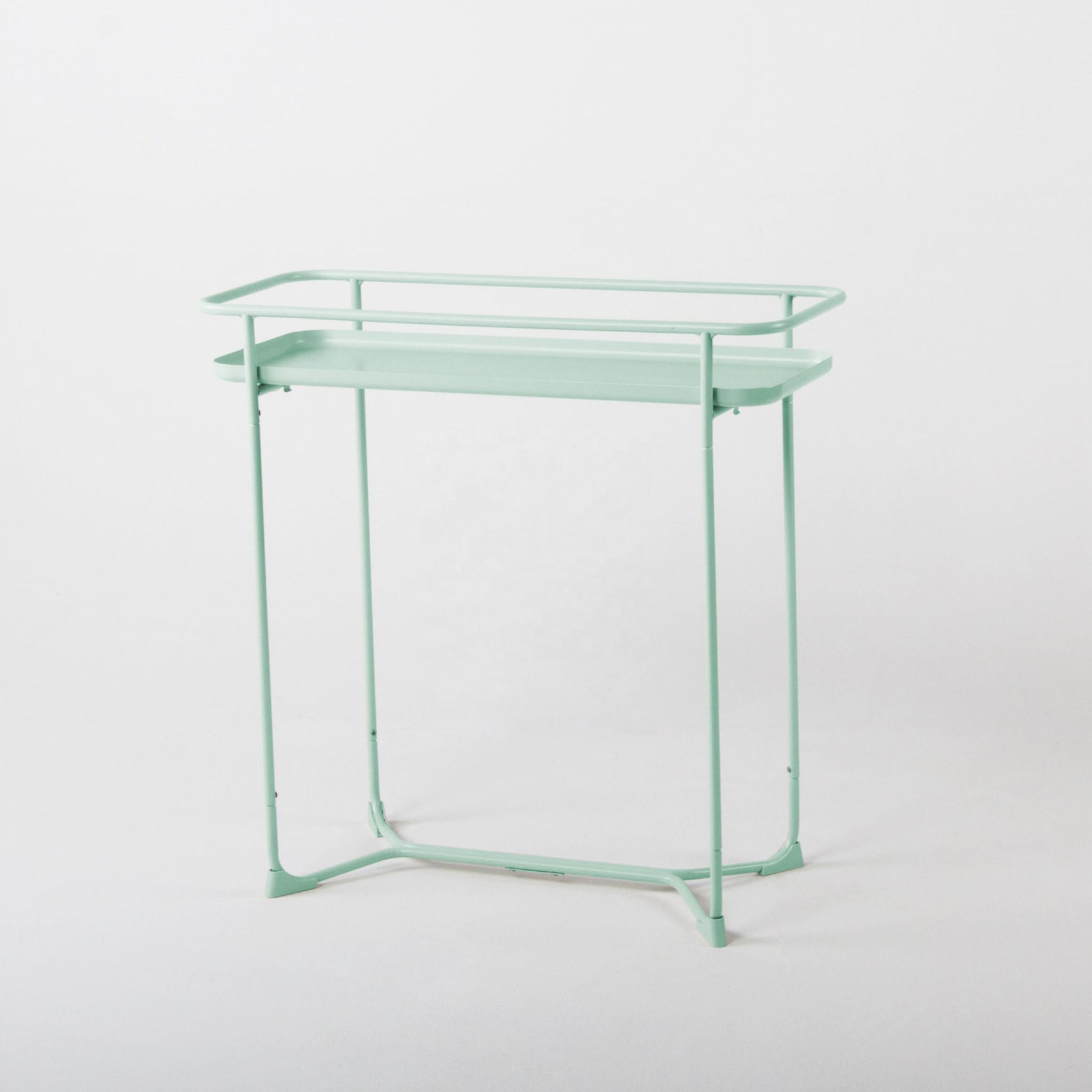 DS BS Modern Loft Metal Side Table Flower Stand Rectangle-Mint