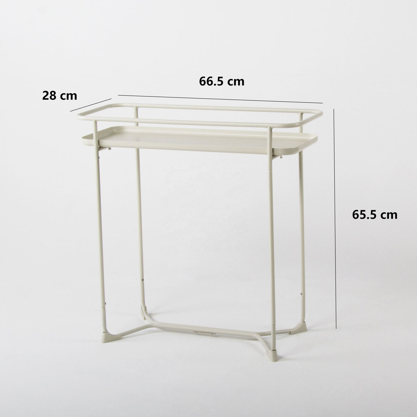 DS BS Modern Loft Metal Side Table Flower Stand Rectangle-Pink