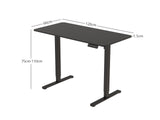 Height Adjustable Desk Set LK All Black