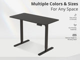 Height Adjustable Desk Set LK All Black