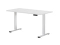 Height Adjustable Desk Set LK All White