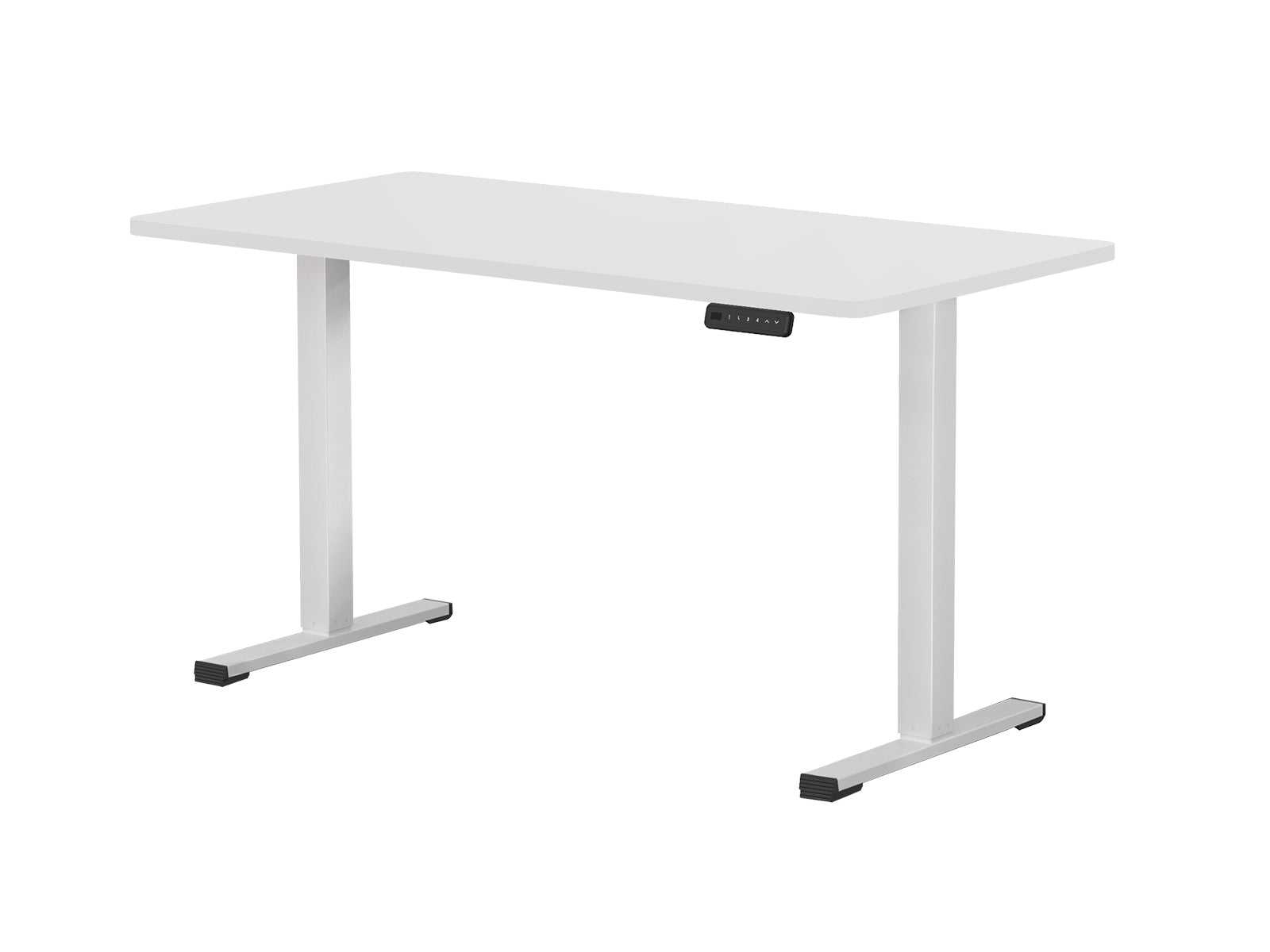Height Adjustable Desk Set LK All White