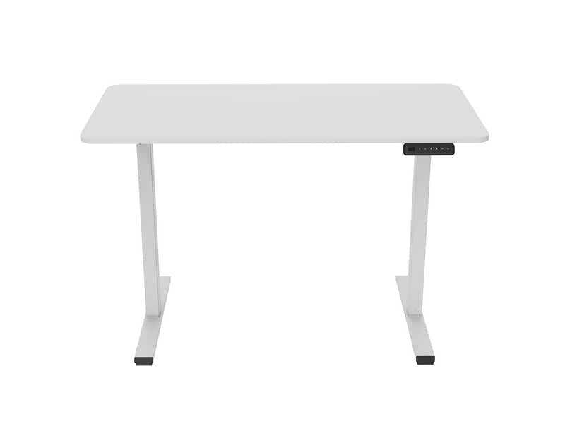 DS Height Adjustable Desk Set LK All White