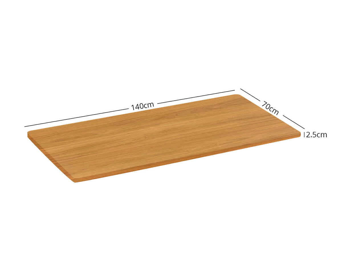 25mm Table Top 140 x 70 cm - Oak
