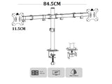 DS Monitor Stand Dual Arm 24P