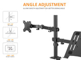 DS Monitor Stand Arm and Laptop Shelf 24PA