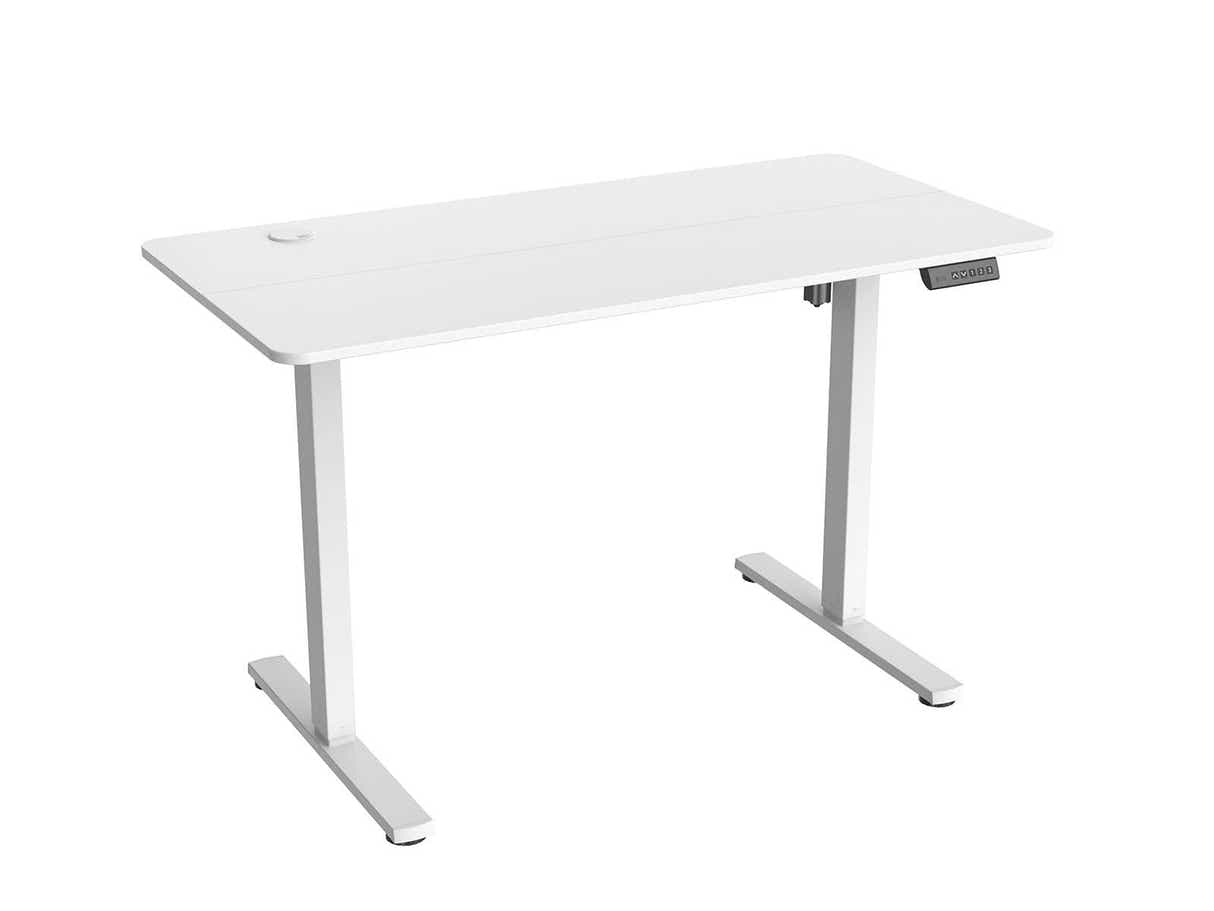 DS Xclusive Height Adjustable Desk 140x60 Set ZY All White