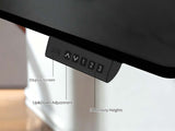 DS Xclusive Height Adjustable Desk 160x70 With Side Cabient Shelf