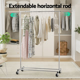 DS NA Artiss Clothes Rack Airer Rail Coat Stand Adjustable Hanger