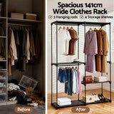 DS NA Artiss Wardrobe Clothes Rack Closet 181cm
