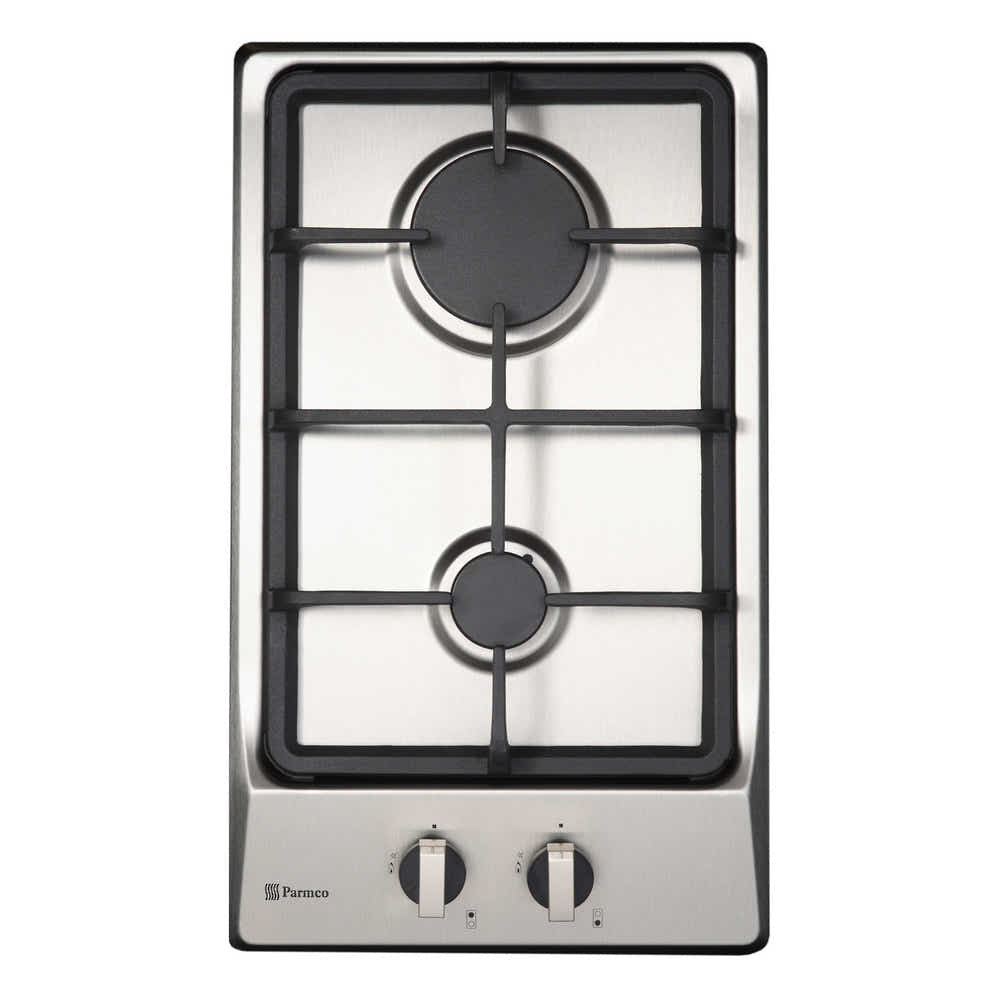 Parmco GAS COOKTOP 300MM STAINLESS 2BURNER