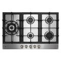 Parmco GAS COOKTOP 770MM STAINLESS 4BURNER+WOK