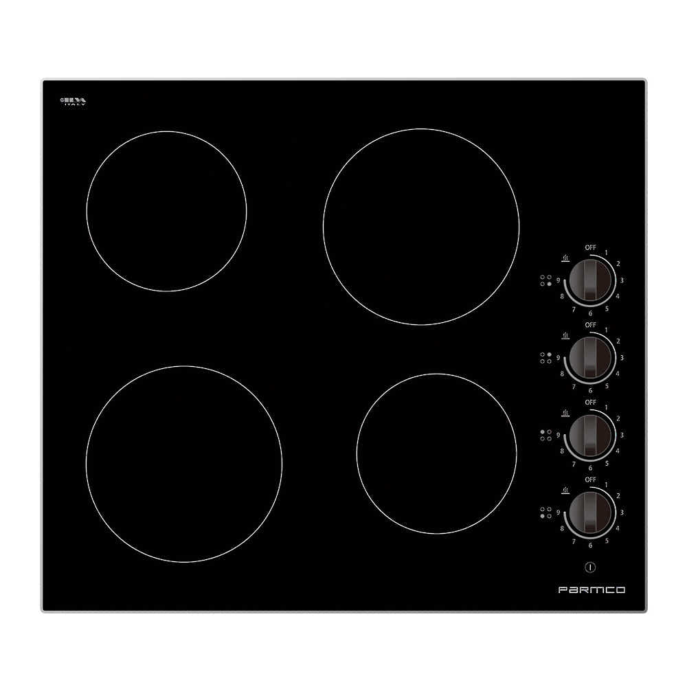 Parmco COOKTOP SERIES1 600MM ALUMINIUM TRIM CERAMIC 4 BURNER