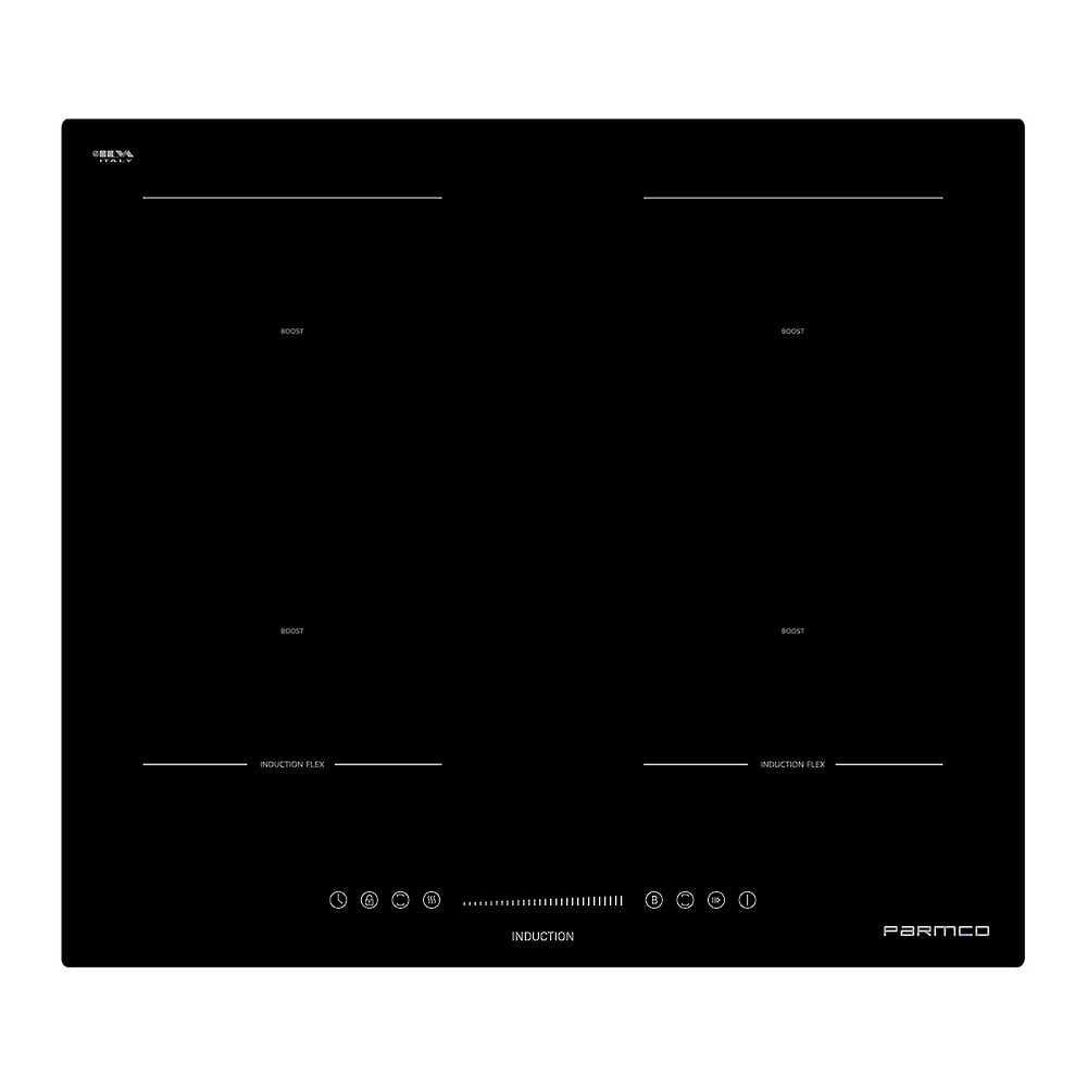 Parmco COOKTOP SERIES3 600MM BLACK INDUCTION ZONELESS 4 BURNER
