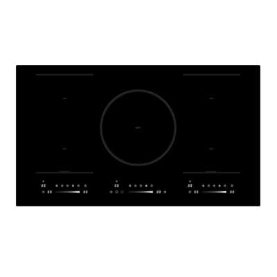 Parmco COOKTOP SERIES6 900MM BLACK INDUCTION ZONELESS 5 BURNER