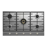 Parmco GAS COOKTOP SERIES7 900MM STAINLESS 4BURNER+WOK