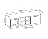 Entertainment Unit With Cabinets - 160 cm
