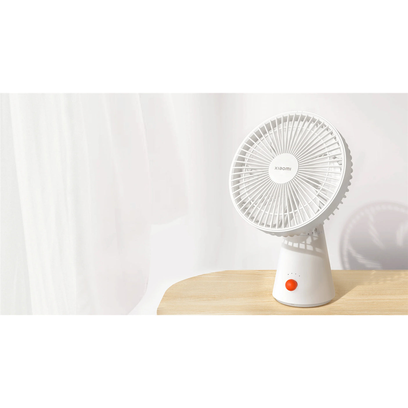 DS PB Xiaomi Rechargeable Desk Mini Fan 2-in-1 dual use handheld+desktop fan Sm