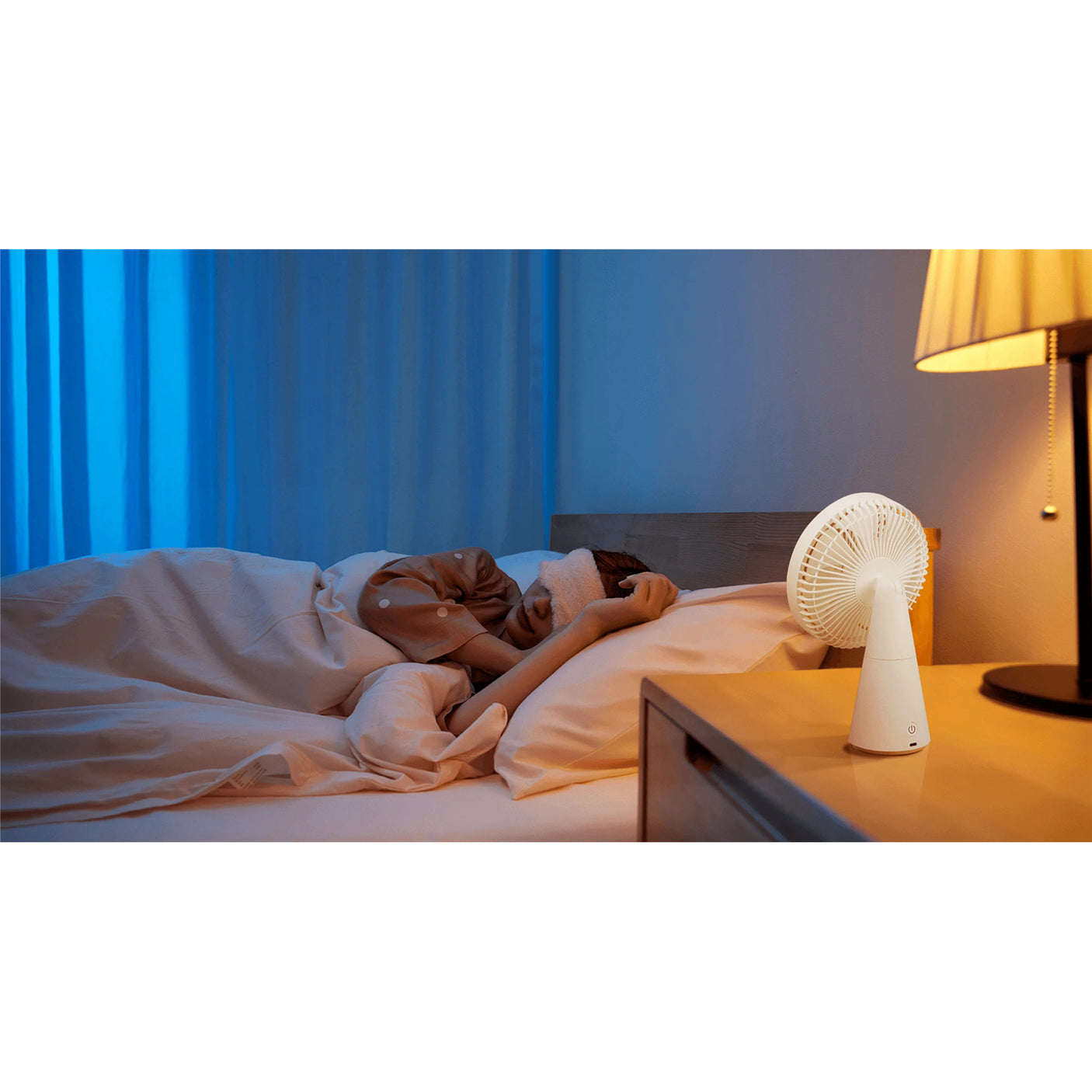 DS PB Xiaomi Rechargeable Desk Mini Fan 2-in-1 dual use handheld+desktop fan Sm
