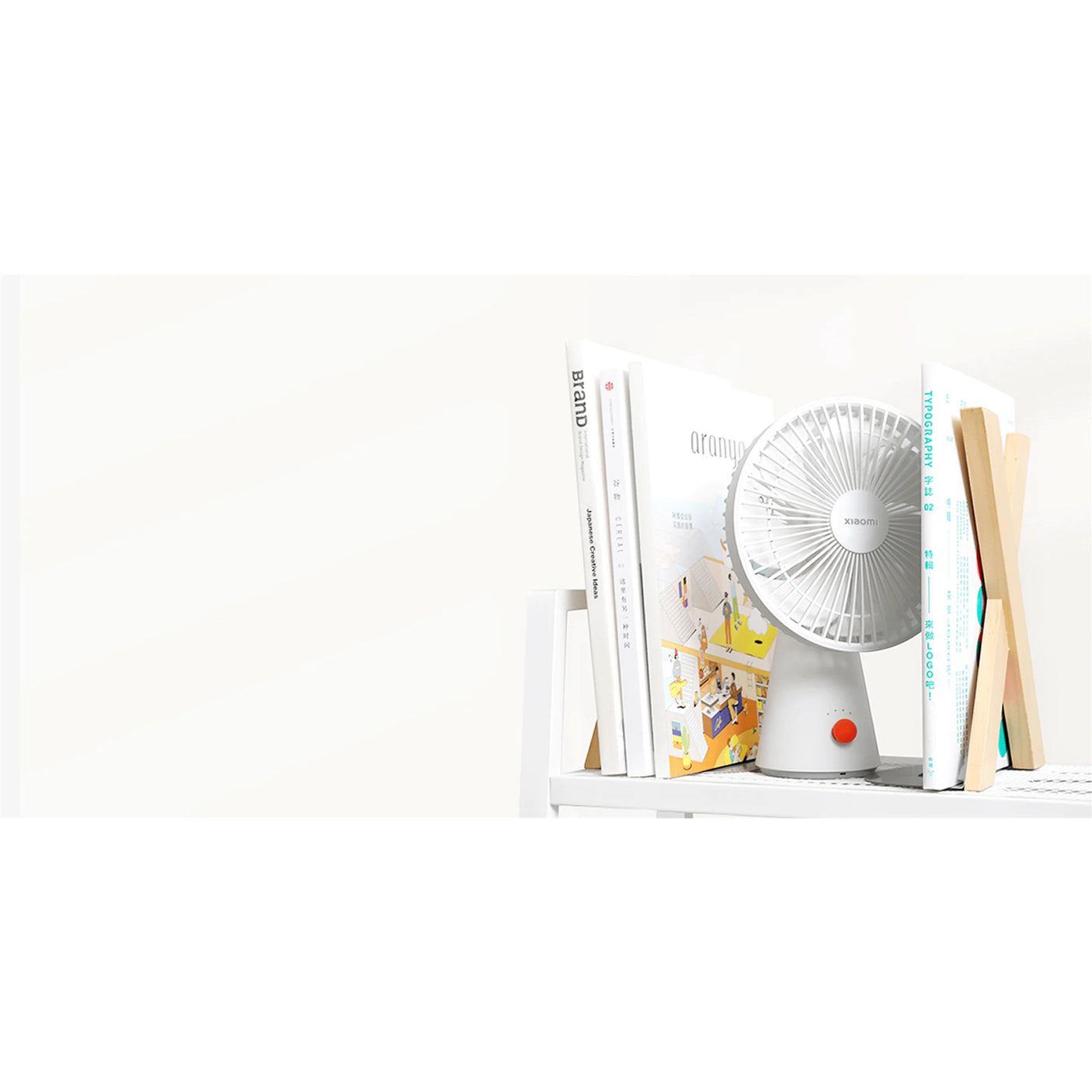 DS PB Xiaomi Rechargeable Desk Mini Fan 2-in-1 dual use handheld+desktop fan Sm