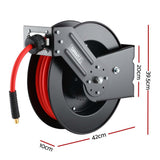 DS NA Giantz Air Hose Reel 3/8 IN x 15m Retractable Air Hose 300PSI