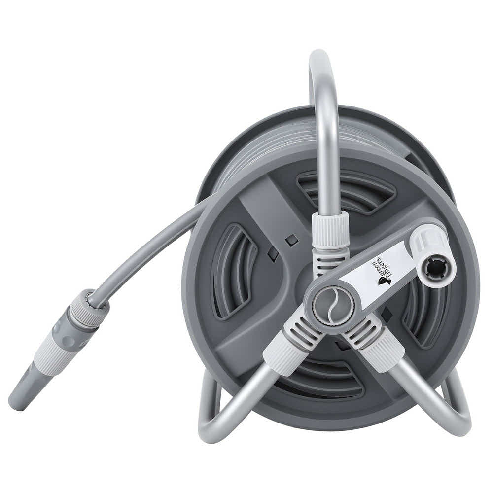 DS NA Fingers 20m Retractable Garden Hose Reel Heavy Duty 1/2" Hose Auto Rewind