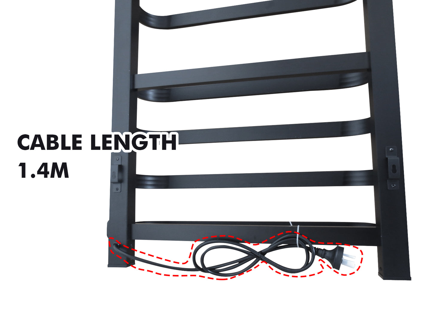 Heated towel rail