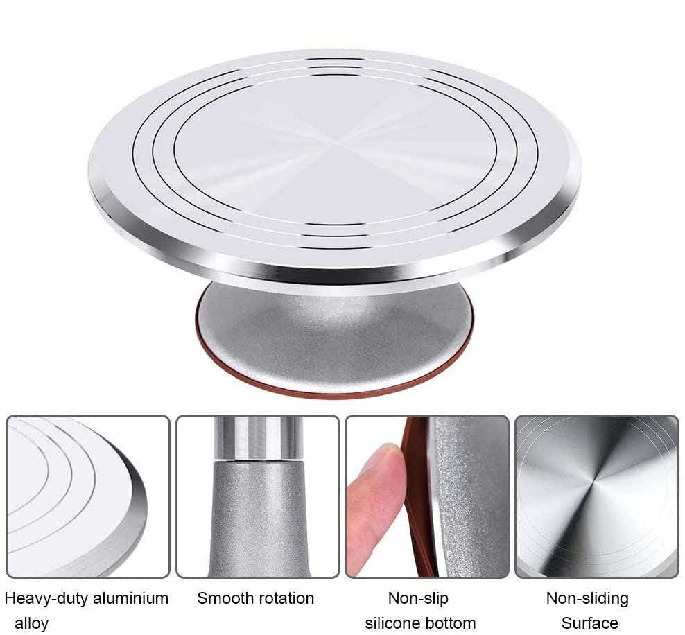 DS BS Aluminum Alloy Revolving 12 Cake Turntable