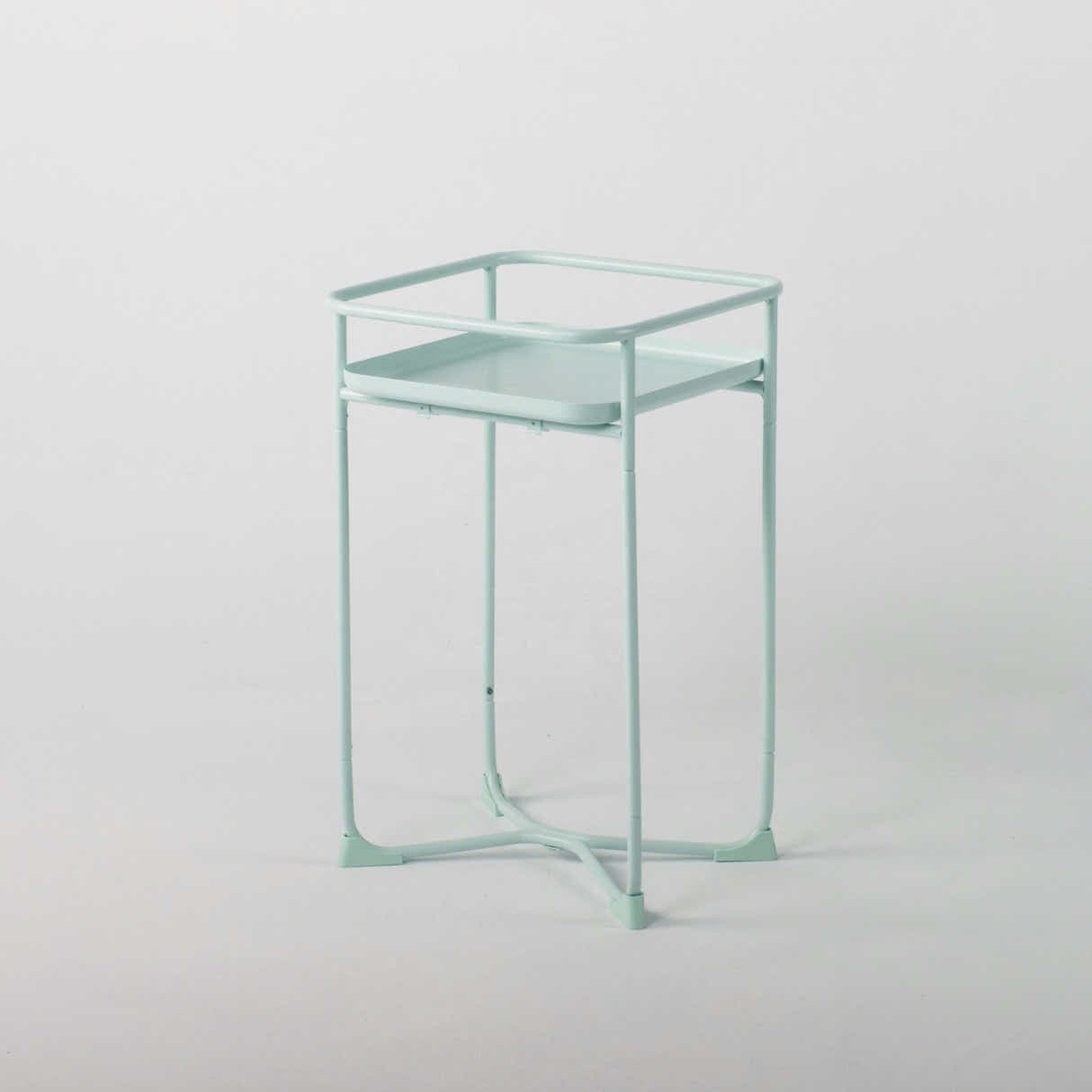 DS BS Modern Loft Metal Side Table Flower Stand Square-Mint