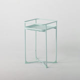 DS BS Modern Loft Metal Side Table Flower Stand Square-Mint