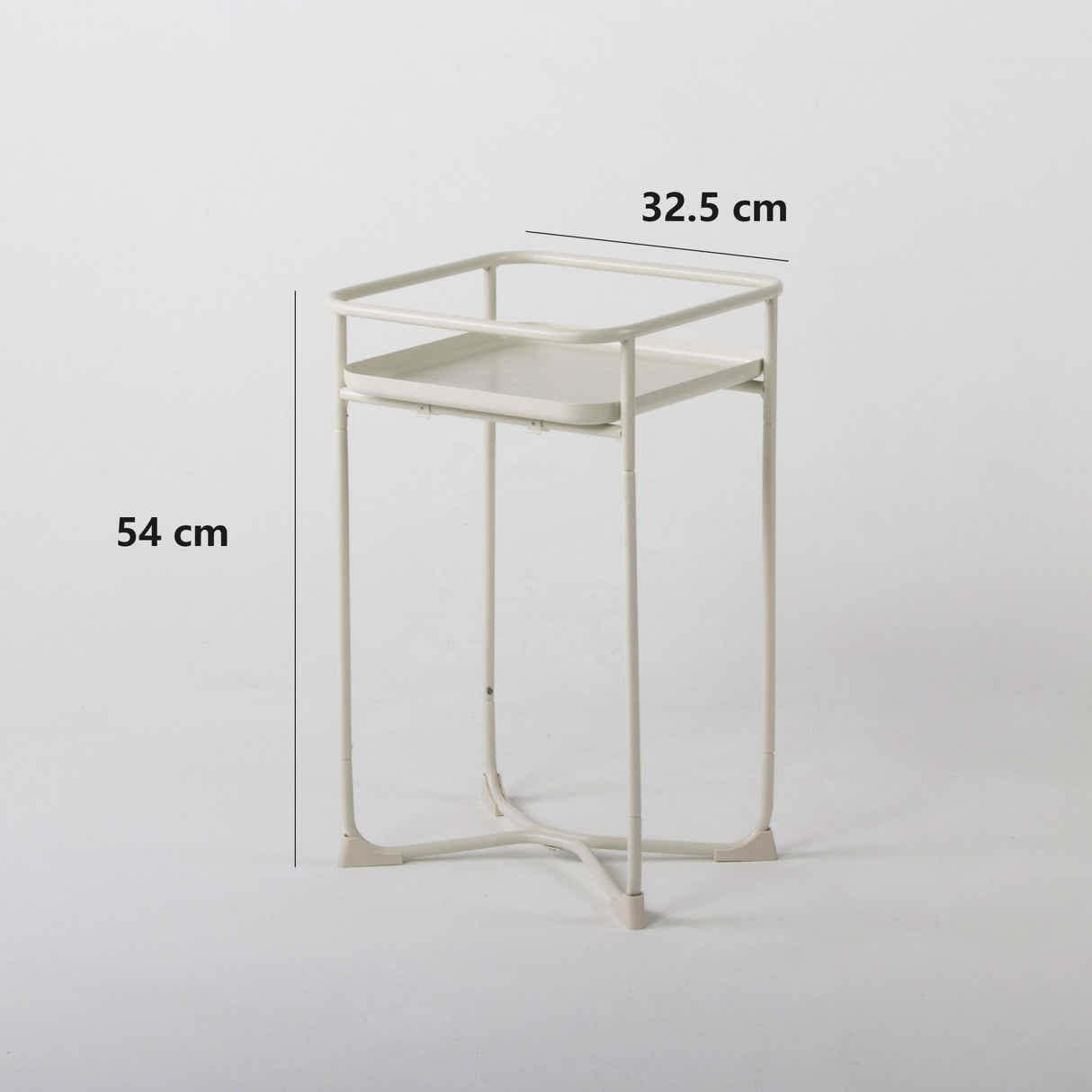 DS BS Modern Loft Metal Side Table Flower Stand Square-Pink