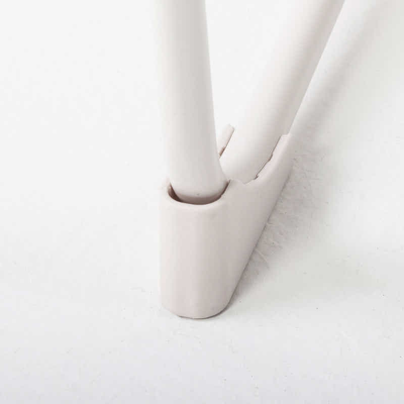 DS BS Modern Loft Metal Side Table Flower Stand Square-White