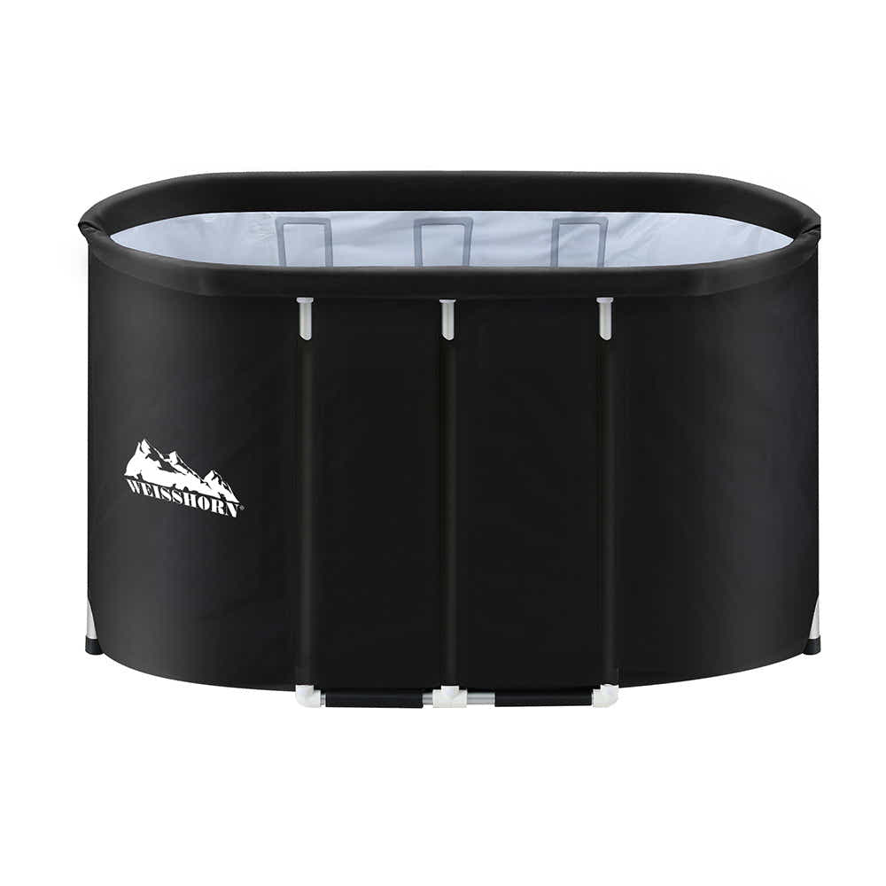 Portable Ice Bath Tub 120x70X70CM Inflatable Cold Water Folding Bathtub Spa Mass