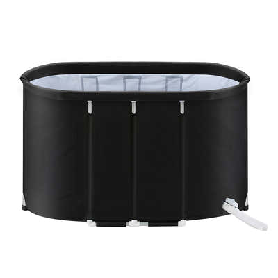 Portable Ice Bath Tub 120x70X70CM Inflatable Cold Water Folding Bathtub Spa Mass