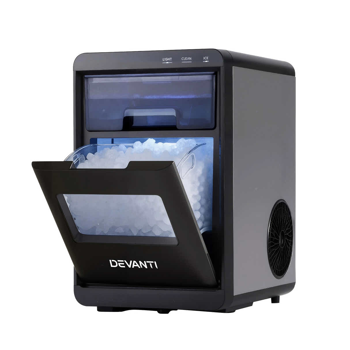 DS NA Devanti Ice Maker Machine 20kg Chewable Nugget Ice Countertop w/Self Clean