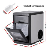 DS NA Devanti Ice Maker Machine 20kg Chewable Nugget Ice Countertop w/Self Clean