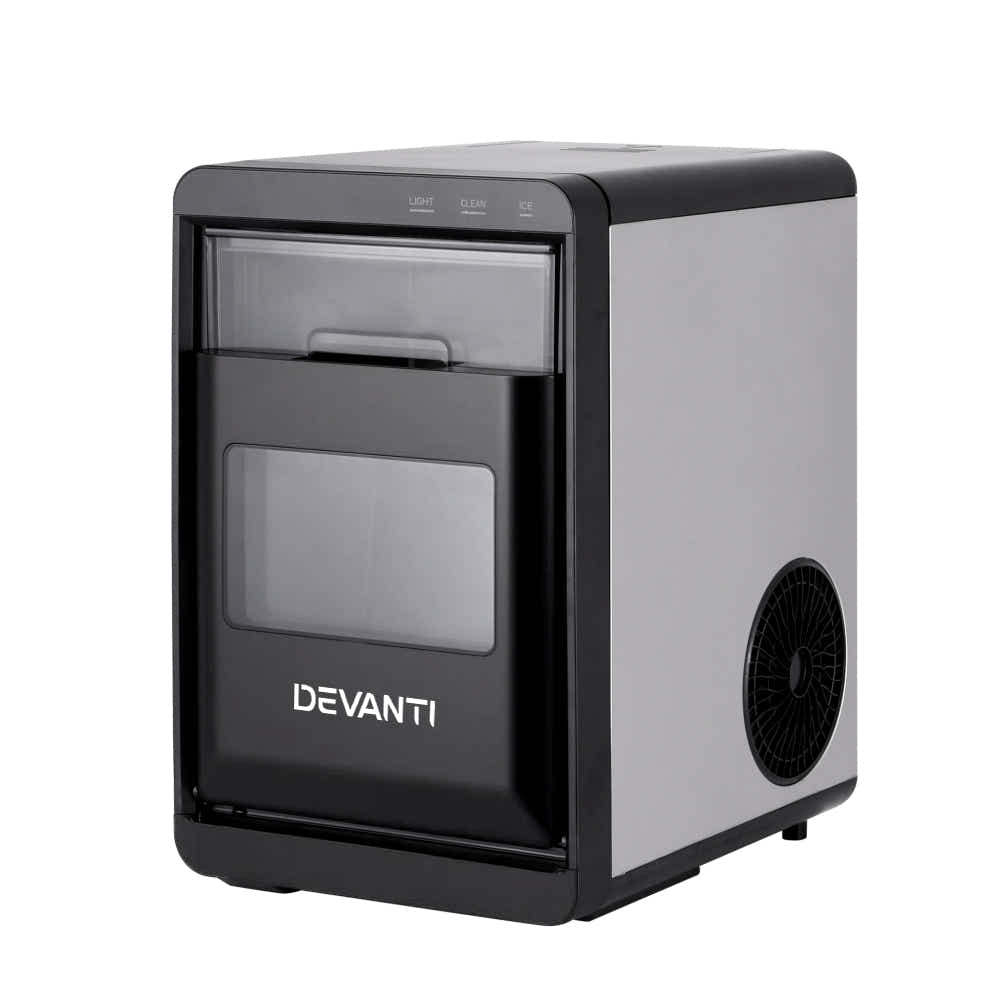 DS NA Devanti Ice Maker Machine 20kg Chewable Nugget Ice Countertop w/Self Clean