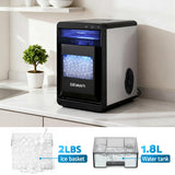 DS NA Devanti Ice Maker Machine 20kg Chewable Nugget Ice Countertop w/Self Clean