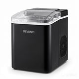 DS NA Devanti Ice Maker Machine Portable 12kg Countertop w/Self Cleaning 1.2L Bl
