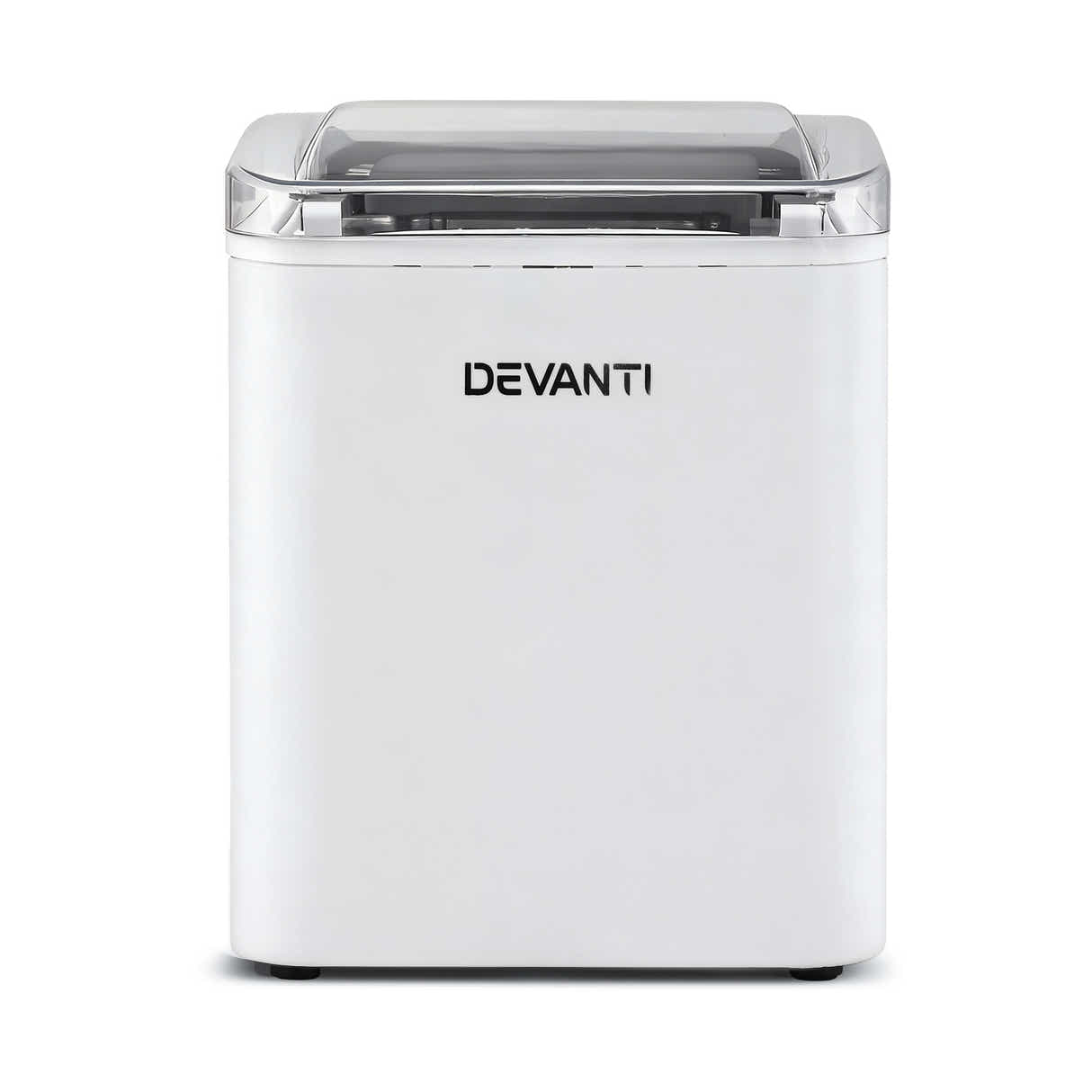 DS NA Devanti Ice Maker Machine Portable 12kg Countertop w/Self Cleaning 1.2L Wh