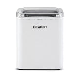 DS NA Devanti Ice Maker Machine Portable 12kg Countertop w/Self Cleaning 1.2L Wh