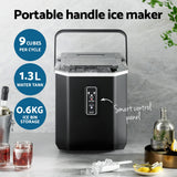 DS NA Devanti 12kg Ice Maker Machine 1.3L w/Scoop Holder Black