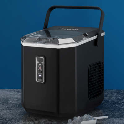 DS NA Devanti 12kg Ice Maker Machine 1.3L w/Scoop Holder Black